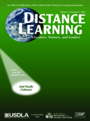 cover image of Distance Learning, Volume 12, Issue 1